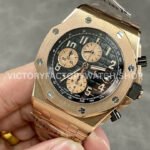 APF Factory Audemars Piguet Royal Oak Offshore Chronograph 26470OR.OO.1000OR.03 42mm Full Rose Gold Black Dial
