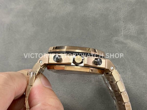 APF Factory Audemars Piguet Royal Oak Offshore Chronograph 26470OR.OO.1000OR.03 42mm Full Rose Gold Black Dial