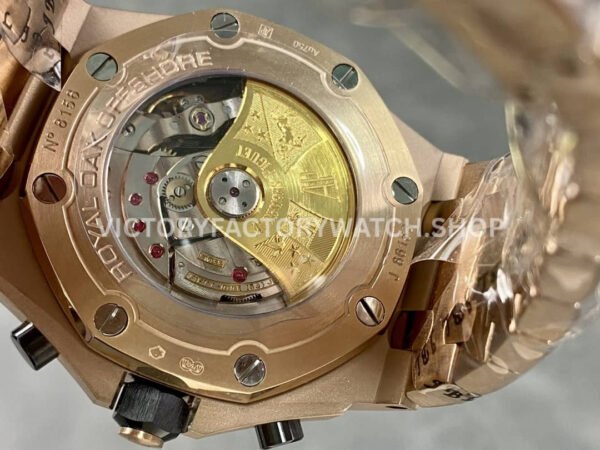 APF Factory Audemars Piguet Royal Oak Offshore Chronograph 26470OR.OO.1000OR.03 42mm Full Rose Gold Black Dial