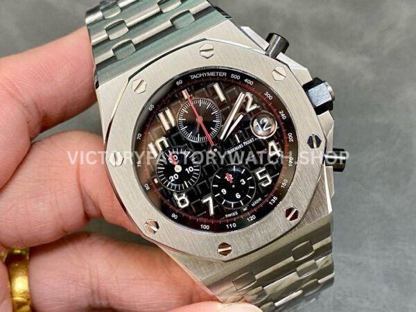 APF Factory Audemars Piguet Royal Oak Offshore Chronograph 26470ST.OO.A101CR.01 42mm Full Steel Arabic Numerals Black Dial
