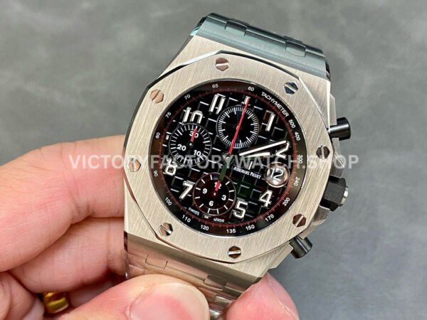 APF Factory Audemars Piguet Royal Oak Offshore Chronograph 26470ST.OO.A101CR.01 42mm Full Steel Arabic Numerals Black Dial