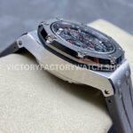 APF Factory Audemars Piguet Royal Oak Offshore Chronograph 26568IM.OO ( (3) APF Factory Audemars Piguet Royal Oak Offshore Chronograph 26568IM.OO.A004CA.01 44mm Titanium Rubber Strap Grey Dial