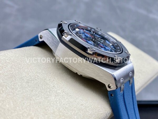 APF Factory Audemars Piguet Royal Oak Offshore Chronograph 26568PM.OO.A021CA.01 44mm Platinum Rubber Strap Grey Dial
