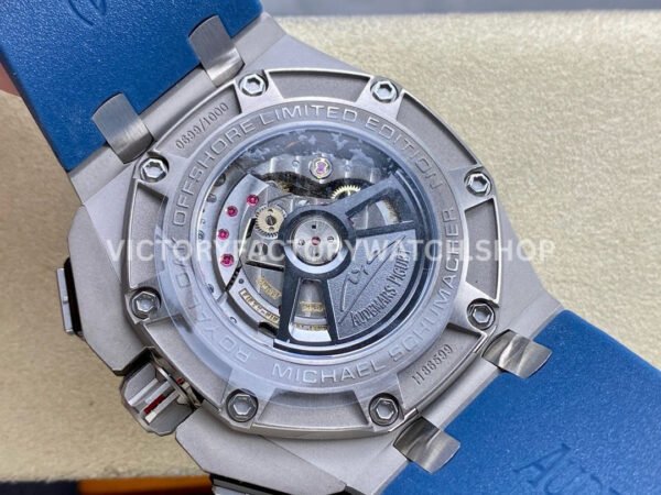 APF Factory Audemars Piguet Royal Oak Offshore Chronograph 26568PM.OO.A021CA.01 44mm Platinum Rubber Strap Grey Dial