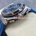 APF Factory Audemars Piguet Royal Oak Offshore Chronograph 26568PM.OO.A021CA.01 44mm Platinum Rubber Strap Grey Dial