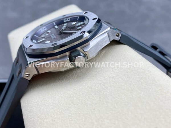 APF Factory Audemars Piguet Royal Oak Offshore Diver 15720ST.OO.A009CA.01 42mm Steel Rubber Strap Grey Dial