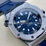 APF Factory Audemars Piguet Royal Oak Offshore Diver 15720ST.OO.A027CA.01 42mm Steel Rubber Strap Blue Dial