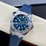 APF Factory Audemars Piguet Royal Oak Offshore Diver 15720ST.OO.A027CA.01 42mm Steel Rubber Strap Blue Dial