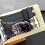 APF Factory Audemars Piguet Royal Oak Offshore V (7) APF Factory Audemars Piguet Royal Oak Offshore Vampire Chronograph 26470ST.OO.A101CR.01 42mm Steel Leather Strap Arabic Numerals Black Dial