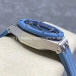 APP Factory Audemars Piguet Royal Oak Offshore 15605SK.OO.A350CA.01 43mm Steel Rubber Strap Gradient Blue Dial