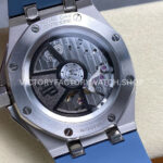 APP Factory Audemars Piguet Royal Oak Offshore 15605SK.OO.A350CA.01 43mm Steel Rubber Strap Gradient Blue Dial