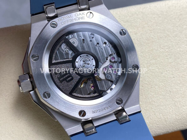 APP Factory Audemars Piguet Royal Oak Offshore 15605SK.OO.A350CA.01 43mm Steel Rubber Strap Gradient Blue Dial