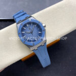 APP Factory Audemars Piguet Royal Oak Offshore 15605SK.OO.A350CA.01 43mm Steel Rubber Strap Gradient Blue Dial