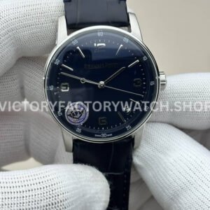 APS 15210BC blue Arabic dial steel leather strap Code 11.59 41mm