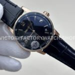 APS Factory Audemars Piguet Code 11.59 15210OR.OO.A028CR.01 41mm Rose Gold Leather Strap Arabic Numerals Blue Dial