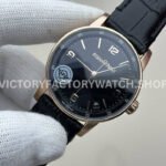 APS Factory Audemars Piguet Code 11.59 15210OR.OO.A028CR.01 41mm Rose Gold Leather Strap Arabic Numerals Blue Dial