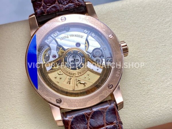 APS Factory Audemars Piguet Code 11.59 15210OR.OO.A099CR.01 41mm Rose Gold Leather Strap Arabic Numerals White Dial