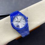 APS Factory Audemars Piguet Royal Oak 15500 41mm Full Blue Ceramic Silver Dial