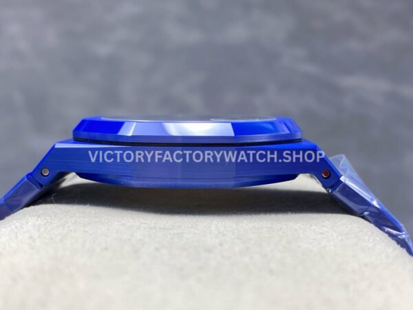 APS Factory Audemars Piguet Royal Oak 15500 41mm Full Blue Ceramic Silver Dial