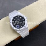 APS Factory Audemars Piguet Royal Oak 15500 41mm Full White Ceramic Black Dial