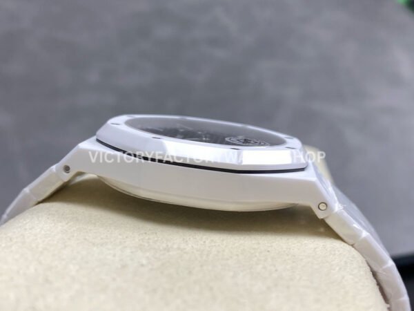 APS Factory Audemars Piguet Royal Oak 15500 41mm Full White Ceramic Black Dial