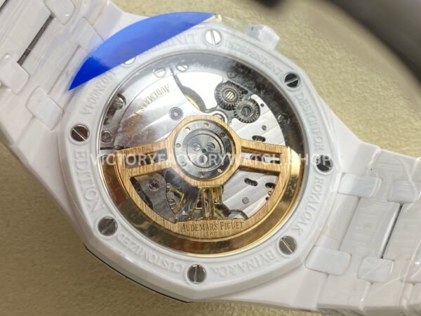 APS Factory Audemars Piguet Royal Oak 15500 41mm Full White Ceramic Silver Dial