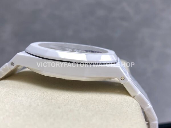 APS Factory Audemars Piguet Royal Oak 15500 41mm Full White Ceramic Silver Dial