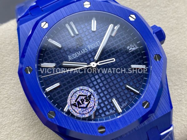 APS Factory Audemars Piguet Royal Oak 15500 Full Blue Ceramic Blue Dial