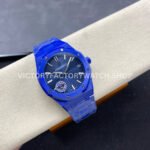 APS Factory Audemars Piguet Royal Oak 15500 Full Blue Ceramic Blue Dial