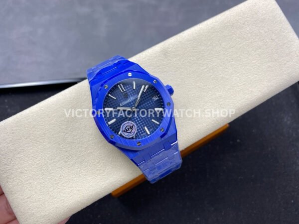 APS Factory Audemars Piguet Royal Oak 15500 Full Blue Ceramic Blue Dial