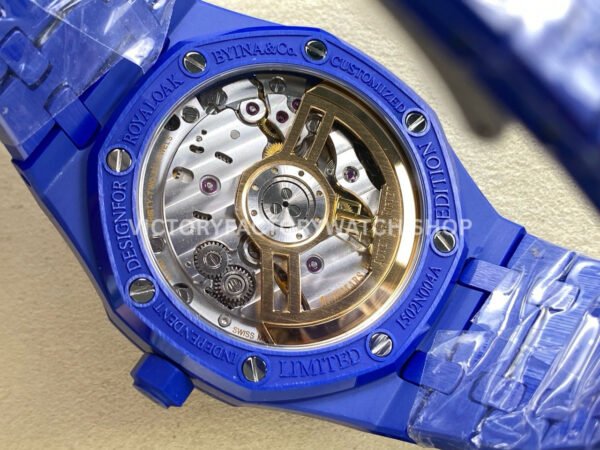 APS Factory Audemars Piguet Royal Oak 15500 Full Blue Ceramic Blue Dial