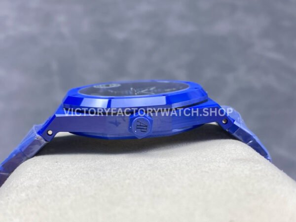 APS Factory Audemars Piguet Royal Oak 15500 Full Blue Ceramic Blue Dial