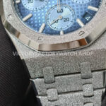 APS Factory Audemars Piguet Royal Oak Chronograph 26240BC.GG.1324BC.01 41mm White Gol ( APS Factory Audemars Piguet Royal Oak Chronograph 26240BC.GG.1324BC.01 41mm White Gold Ice Blue Dial