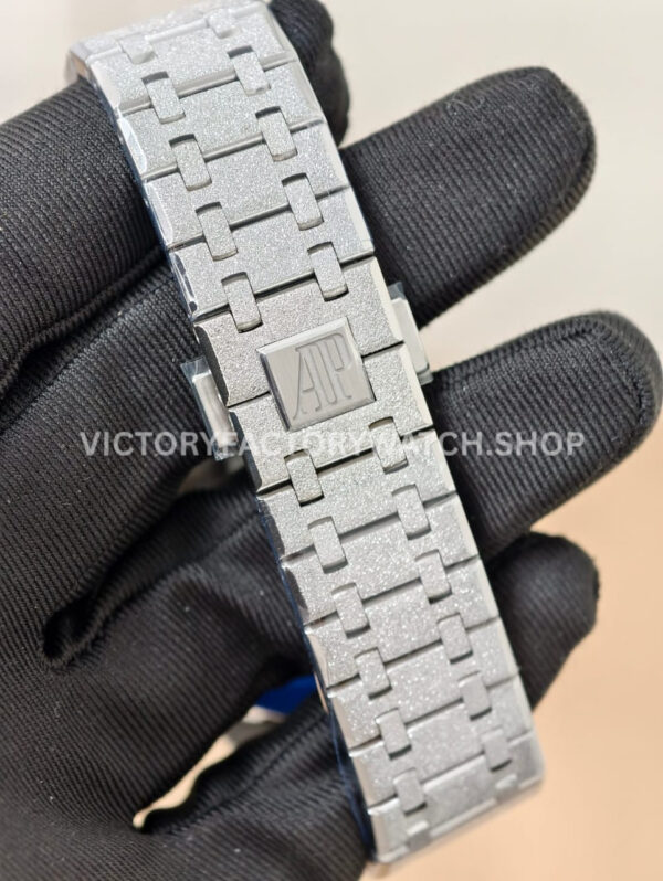 APS Factory Audemars Piguet Royal Oak Chronograph 26240BC.GG.1324BC.01 41mm White Gol (1) APS Factory Audemars Piguet Royal Oak Chronograph 26240BC.GG.1324BC.01 41mm White Gold Ice Blue Dial