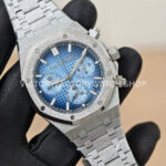 APS Factory Audemars Piguet Royal Oak Chronograph 26240BC.GG.1324BC.01 41mm White Gol ( (5) APS Factory Audemars Piguet Royal Oak Chronograph 26240BC.GG.1324BC.01 41mm White Gold Ice Blue Dial