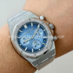 APS Factory Audemars Piguet Royal Oak Chronograph 26240BC.GG.1324BC.01 41mm White Gol ( (7) APS Factory Audemars Piguet Royal Oak Chronograph 26240BC.GG.1324BC.01 41mm White Gold Ice Blue Dial