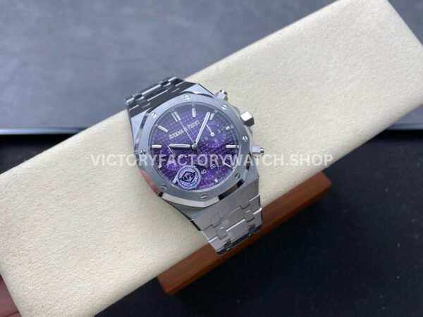 APS Factory Audemars Piguet Royal Oak Chronograph 26240BC.OO.1320BC.01 41mm Full Steel Purple Dial