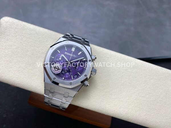 APS Factory Audemars Piguet Royal Oak Chronograph 26240BC.OO.1320BC.01 41mm Full Steel Purple Dial