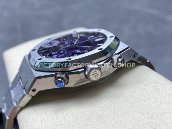 APS Factory Audemars Piguet Royal Oak Chronograph 26240BC.OO.1320BC.01 41mm Full Steel Purple Dial