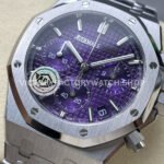 APS Factory Audemars Piguet Royal Oak Chronograph 26240BC.OO.1320BC.01 41mm Full Steel Purple Dial