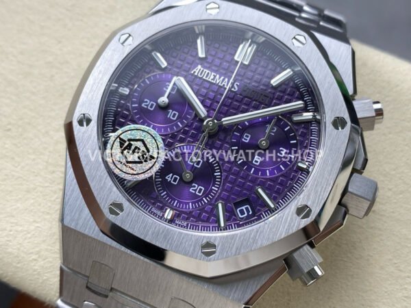 APS Factory Audemars Piguet Royal Oak Chronograph 26240BC.OO.1320BC.01 41mm Full Steel Purple Dial