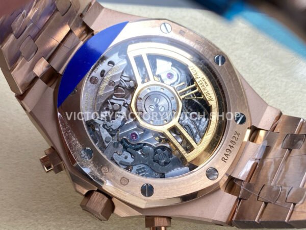 APS Factory Audemars Piguet Royal Oak Chronograph 26240OR.OO.1320OR.01 41mm Full Ro (1) PS Factory Audemars Piguet Royal Oak Chronograph 26240OR.OO.1320OR.01 41mm Full Rose Gold Blue Dial