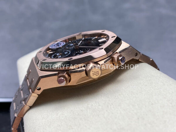 APS Factory Audemars Piguet Royal Oak Chronograph 26240OR.OO.1320OR.02 41mm Full (8) APS Factory Audemars Piguet Royal Oak Chronograph 26240OR.OO.1320OR.02 41mm Full Rose Gold Black Dial