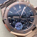APS Factory Audemars Piguet Royal Oak Chronograph 26240OR.OO.1320OR.02 41mm Full R (1) APS Factory Audemars Piguet Royal Oak Chronograph 26240OR.OO.1320OR.02 41mm Full Rose Gold Black Dial
