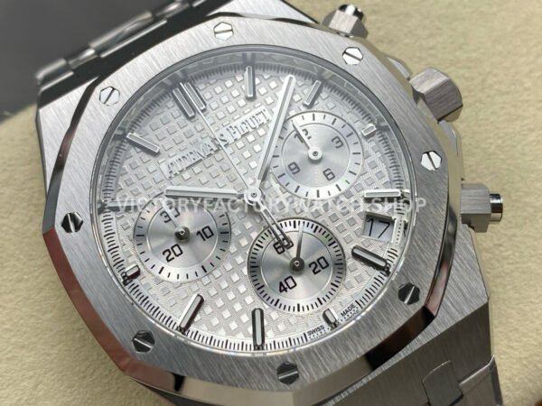 APS Factory Audemars Piguet Royal Oak Chronograph 26240ST.OO.1320ST.03 41mm Full Steel Silver Dial
