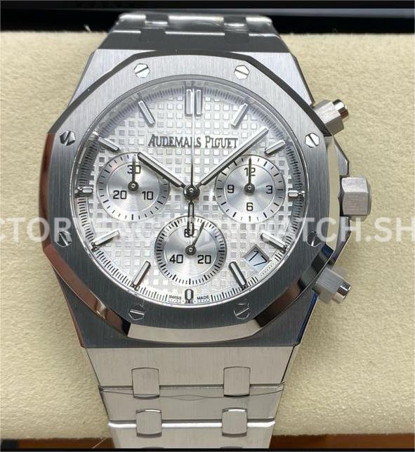 APS 26240ST silver dial chronograph