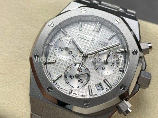 APS Factory Audemars Piguet Royal Oak Chronograph 26240ST.OO.1320ST.03 41mm Full Steel Silver Dial
