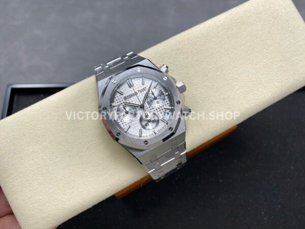 APS Factory Audemars Piguet Royal Oak Chronograph 26240ST.OO.1320ST.03 41mm Full Steel Silver Dial