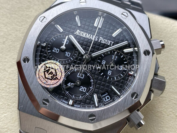 APS Factory Audemars Piguet Royal Oak Chronograph 26240ST.OO.1320ST.06 41mm Full Ste (7) APS Factory Audemars Piguet Royal Oak Chronograph 26240ST.OO.1320ST.06 41mm Full Steel Black Dial