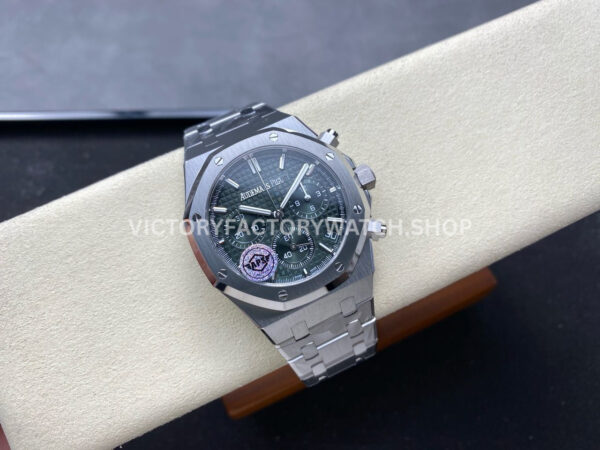 APS Factory Audemars Piguet Royal Oak Chronograph 26240ST.OO.1320ST.08 41mm Full Ste (11) APS Factory Audemars Piguet Royal Oak Chronograph 26240ST.OO.1320ST.08 41mm Full Steel Green Dial